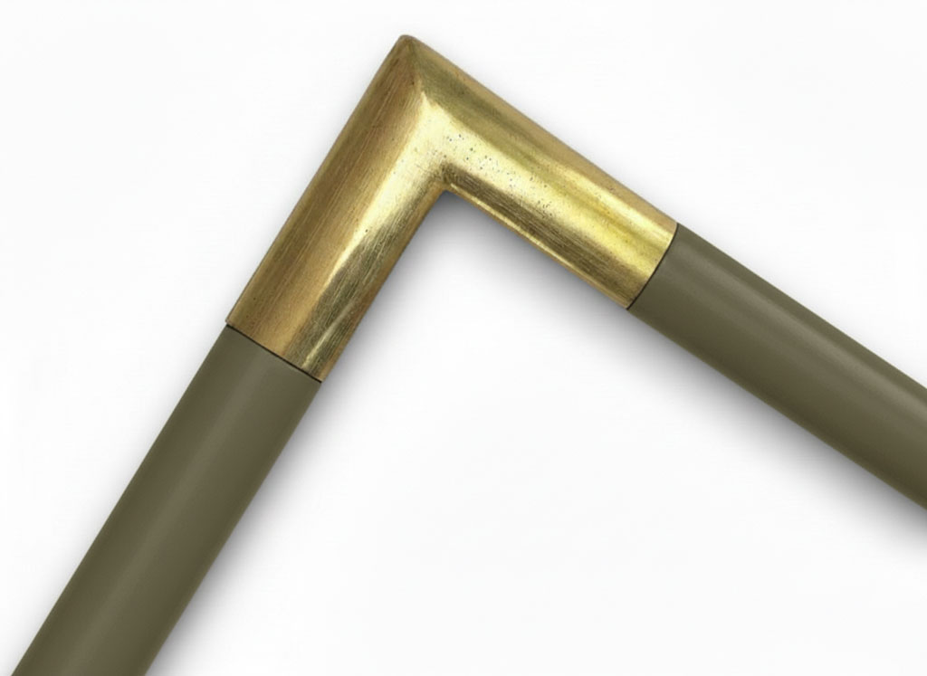 Méplat 25 Couleur angles or fin