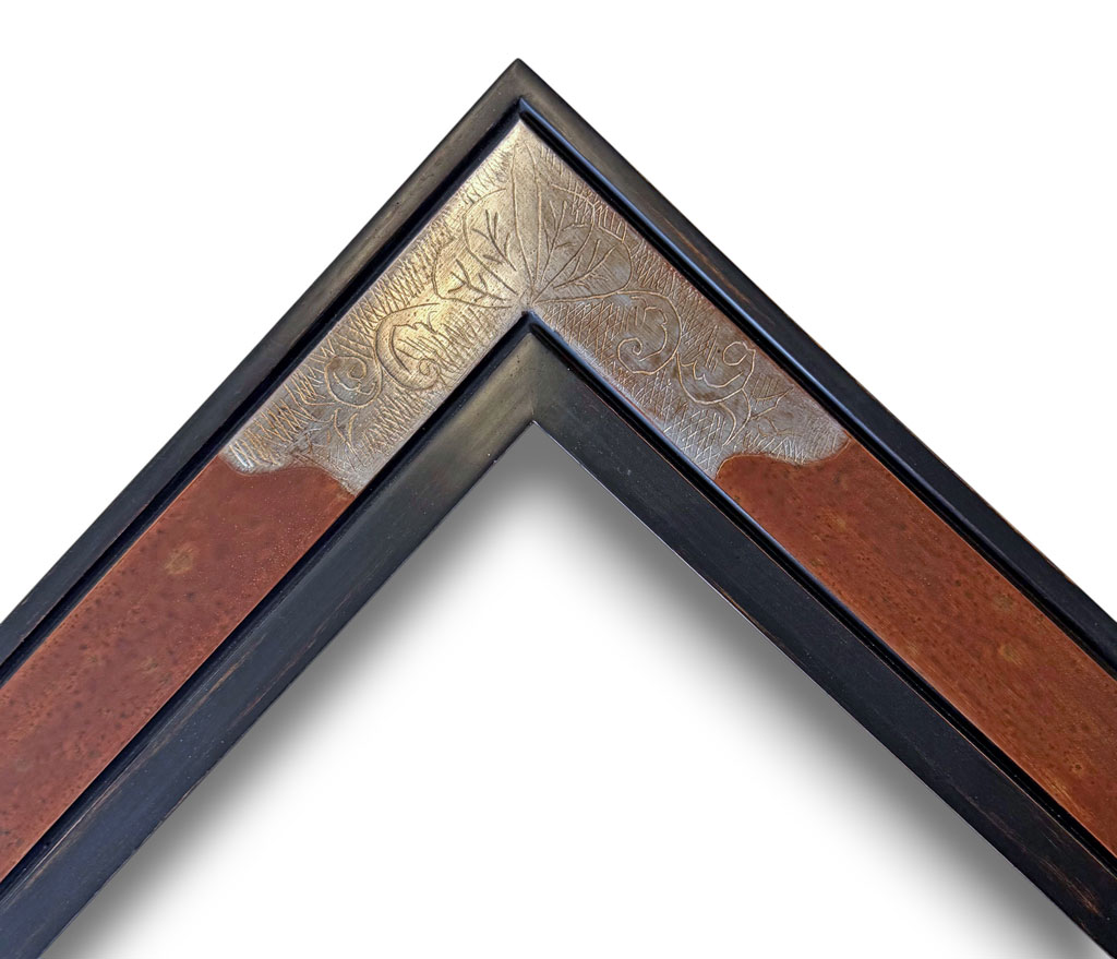 Arcobaleno 90 Angles gravés argent