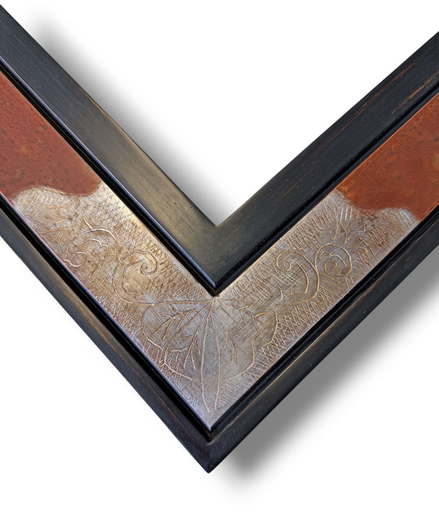 Arcobaleno 90 Angles gravés argent