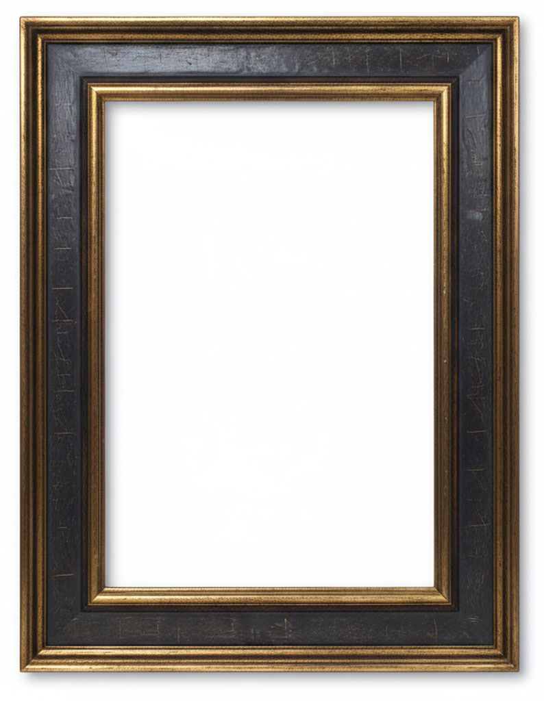 Sirocco 100 Noir rustique filets or