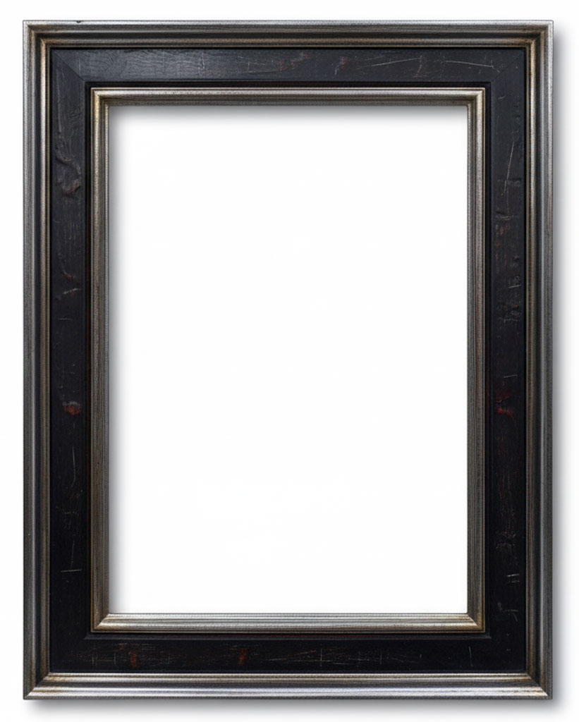 Sirocco 100 Noir rustique filets argent