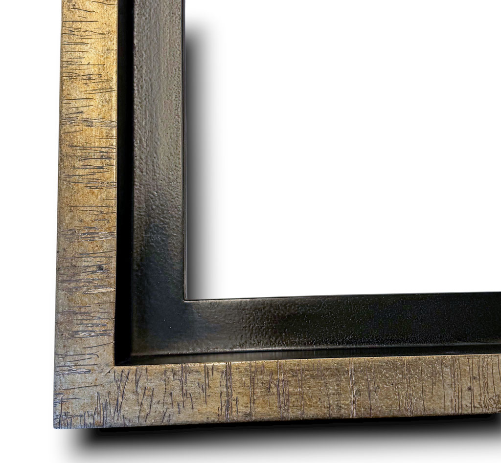 Miniboudreco Noir plat or blanc griffé