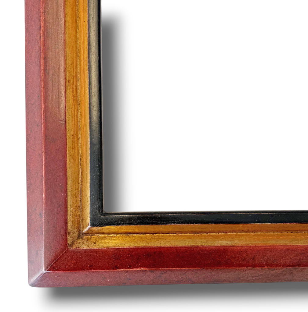 Cavallo Rouge chine or congé noir