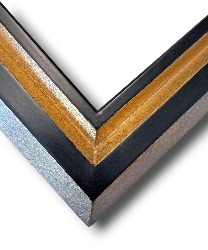 Cavallo Exterieur laiton plats noirs cuve or